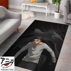 Attack On Titan Adult Eren Yeager With Skeleton Founding Titan Luxury Home Decor Living Room Rug