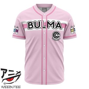 Bulma Pink Dragon Ball Z Baseball Jersey