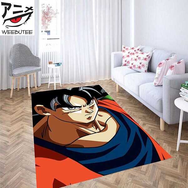 Dragon Ball Angry Goku Luxury Home Decor Living Room Rug