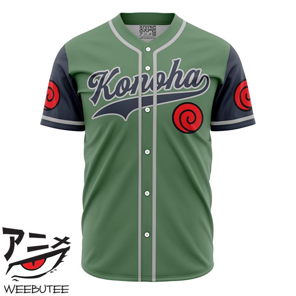 Konoha Jonin Naruto Baseball Jersey