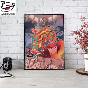 Naruto First Arc Team 7 Vs Zabuza Momochi The Demon Of The Hidden Mist Home Decor Poster Canvas
