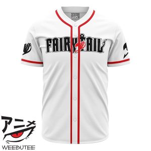 Natsu Dragneel Fairy Tail Baseball Jersey