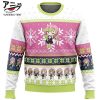 Chibi Christmas Muichiro Tokito Demon Slayer Snowflake Pattern Best For 2023 Holiday Christmas Ugly Sweater